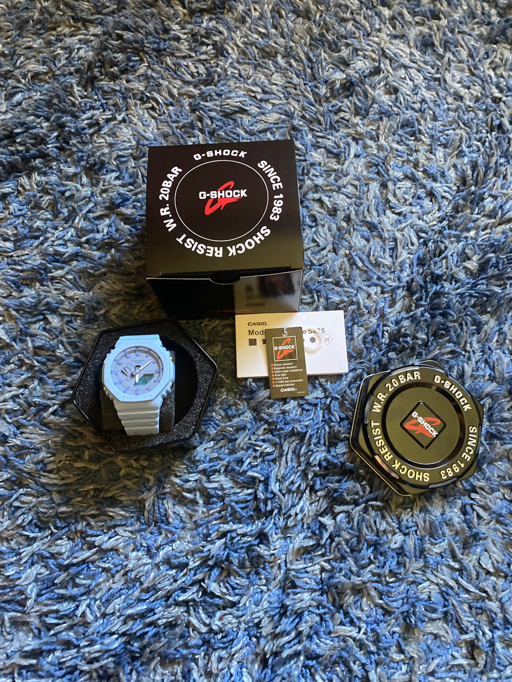 G-SHOCK GA2100 Blue Men’s Digital Analog Watch Shock Resistant