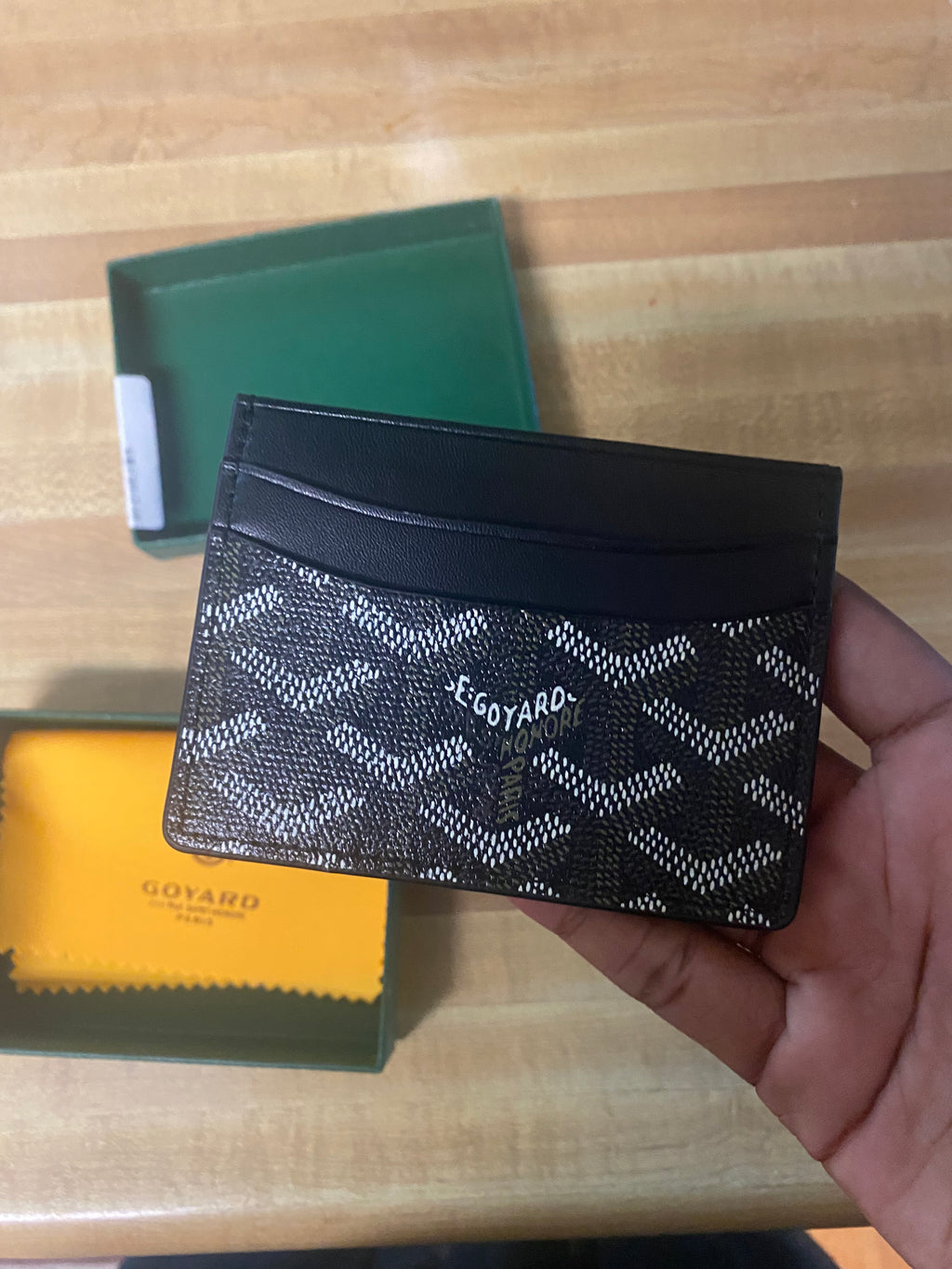 Goyard Style Wallet – Card Holder Minimal Luxury Design